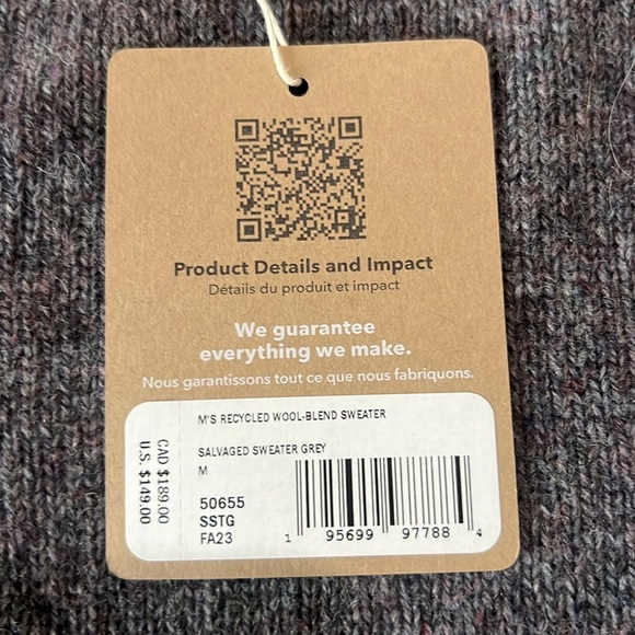 NWT! Patagonia Sweater - Picture 2 of 2